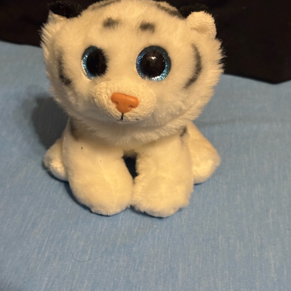 Ty White and Black Stuffed Animal